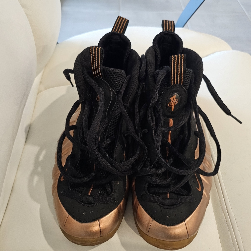 Nike Men's Foamposite Copper Sneakers 10.5